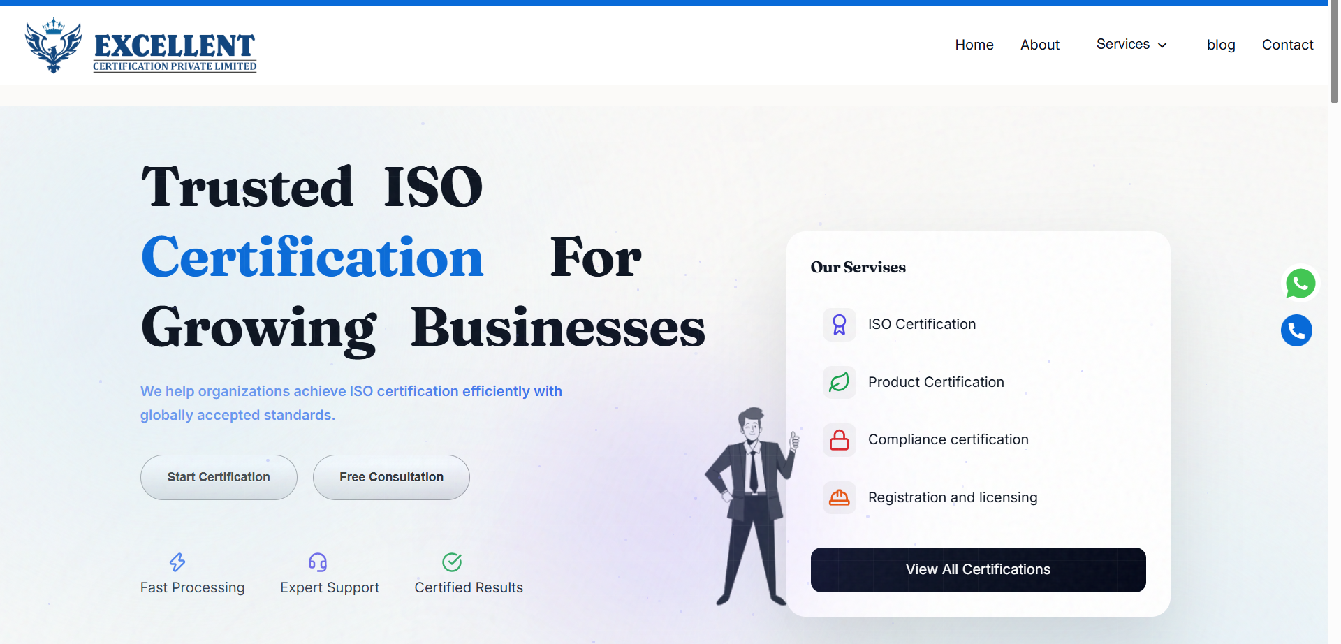 Excellent Certification